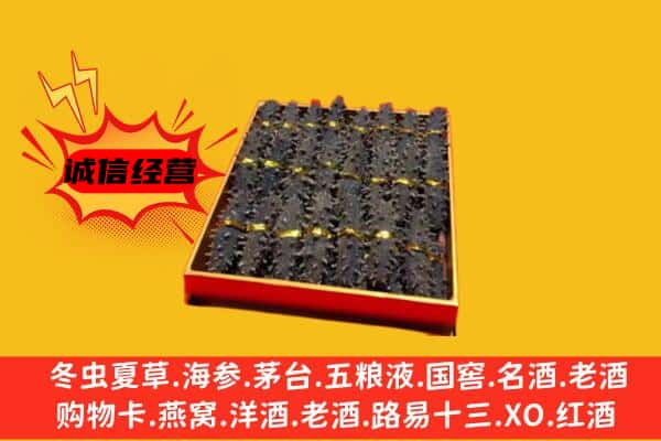 洮南市回收海参